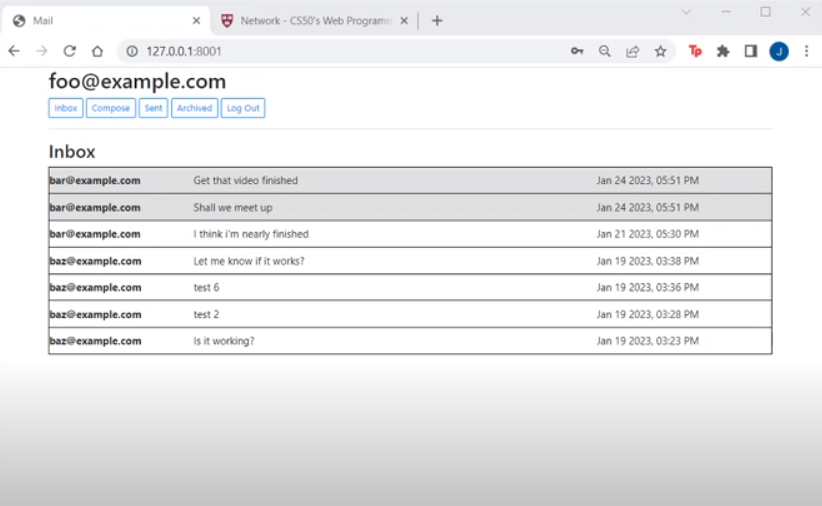 Example of project