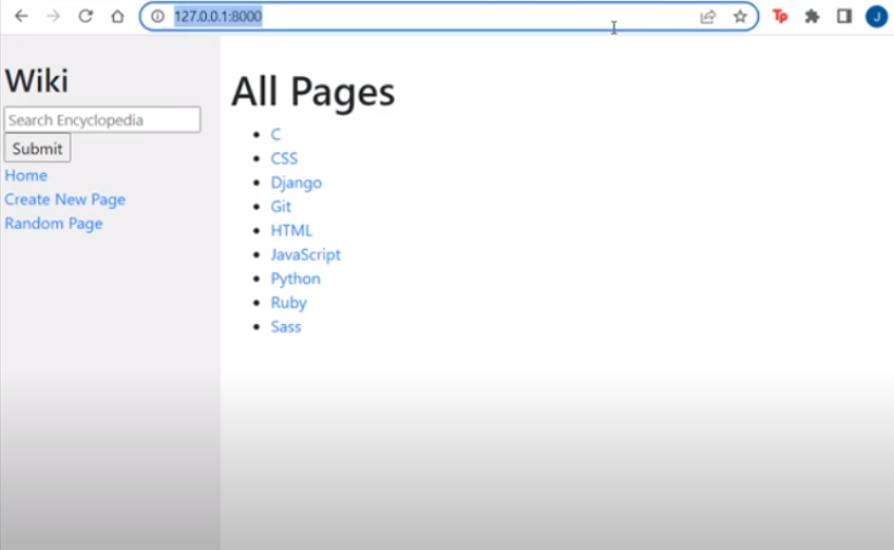 Example of project